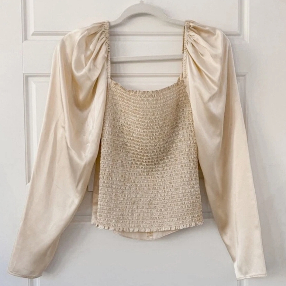 Reformation Roe Cream Top - Picture 3 of 3
